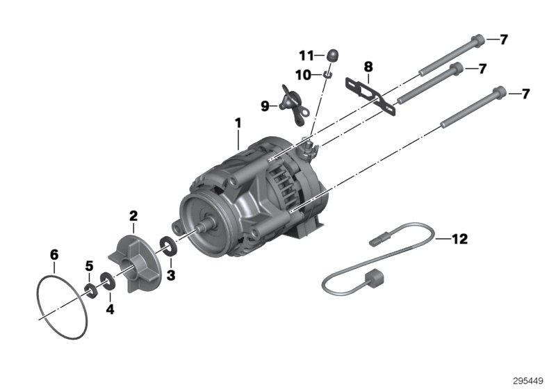 Alternador Denso 50 A