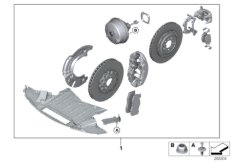 Retrofit kit, M carbon-ceramic brake