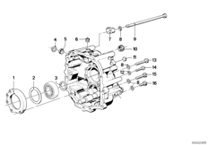 Getrag 265/5 couvercle boit.vit.+pieces