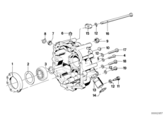 Getrag 265/5 housing+attaching parts