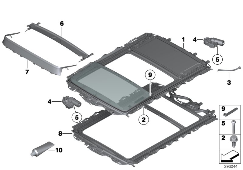 Panorama glass roof