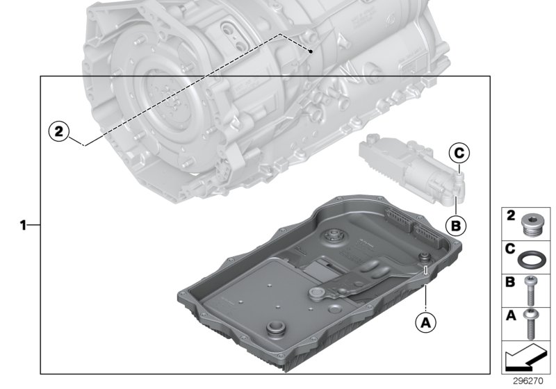 GA8P70H O-ring oljepump