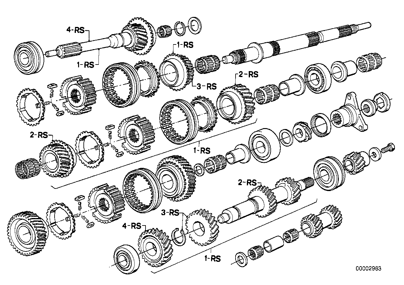 Getrag 265/5 Tekerlek çifti onar.takımı