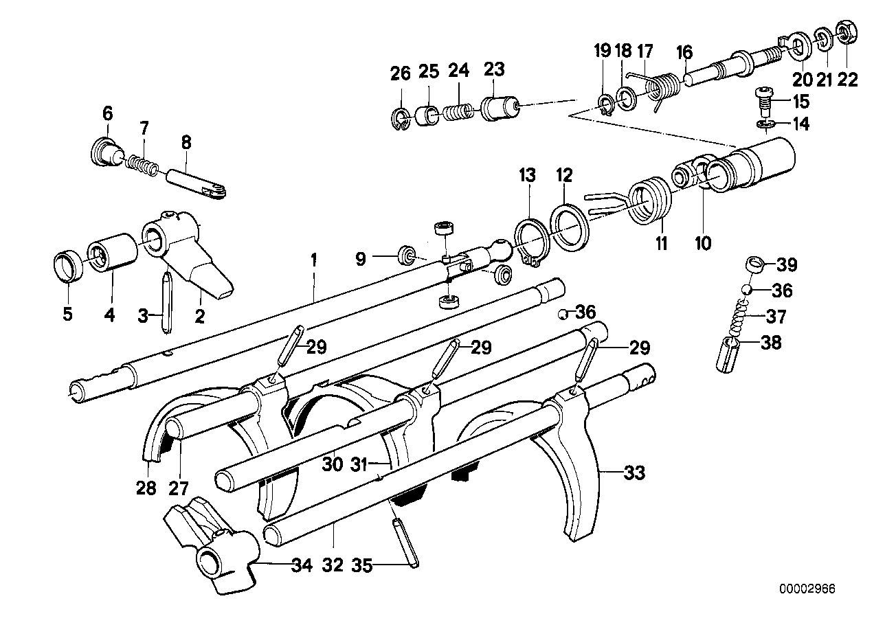 Getrag 265/5 innere Schaltungsteile