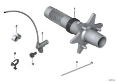 Achterwielrem sensor/ring