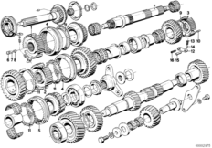 Getrag 265/6 Peças conjunto carretos