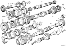 Getrag 265/6 peças conj.carretos/kit rep