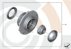 Kit, wheel bearing, front / Value Line