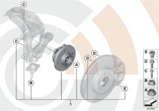 Kit Apoio da roda dianteira/Value Line