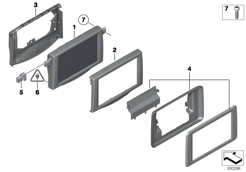 Monitor achterin