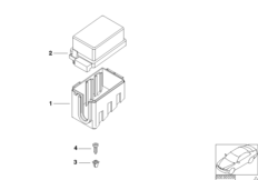 Caja fusibles/soporte rele