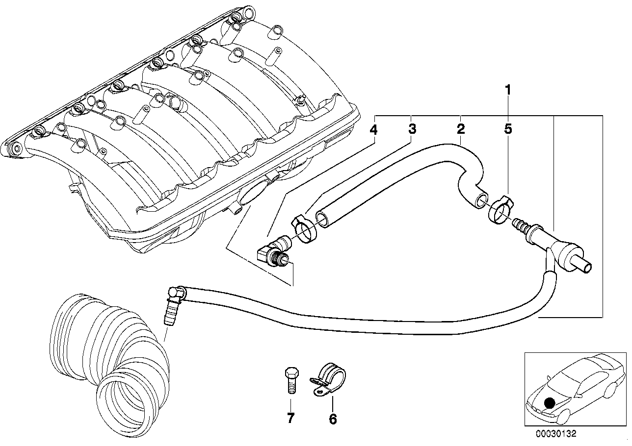 Comando de vácuo-motor