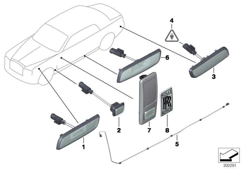 Direction ind. repeat/side marker light