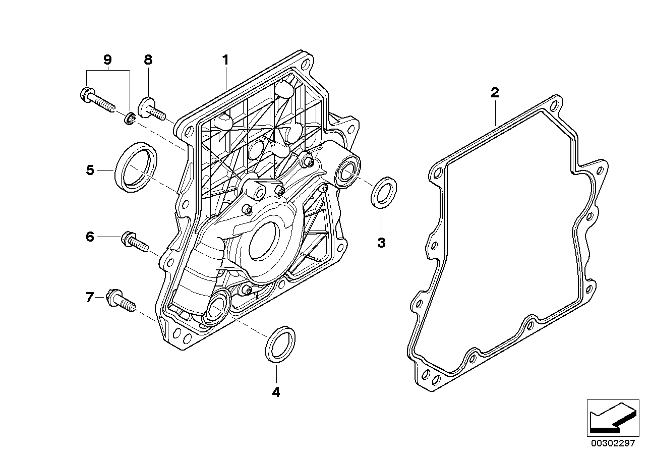 Coperchio di carter della distribuzione