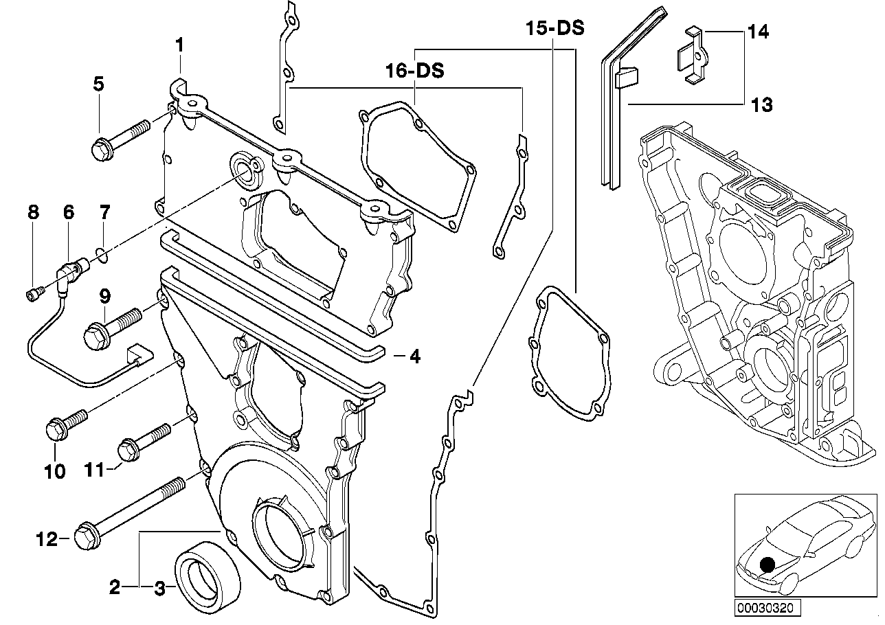 Kettenkastengehäuse