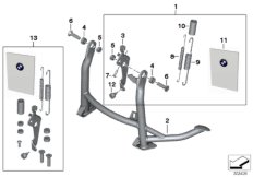 Cavalletto ribaltabile