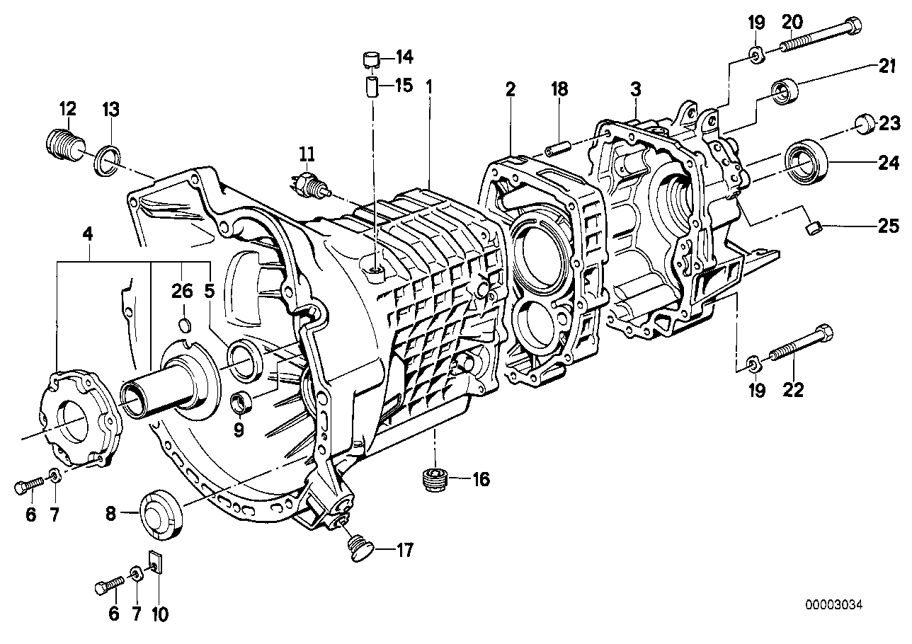 Getrag 280 Gehäuse + Anbauteile