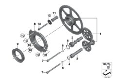 Motor de arranque con marcha libre