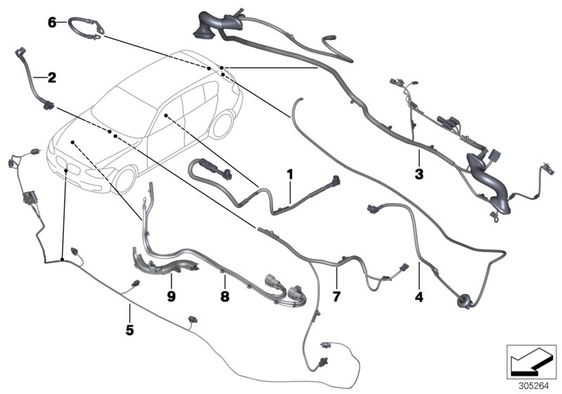 Various additional wiring harnesses