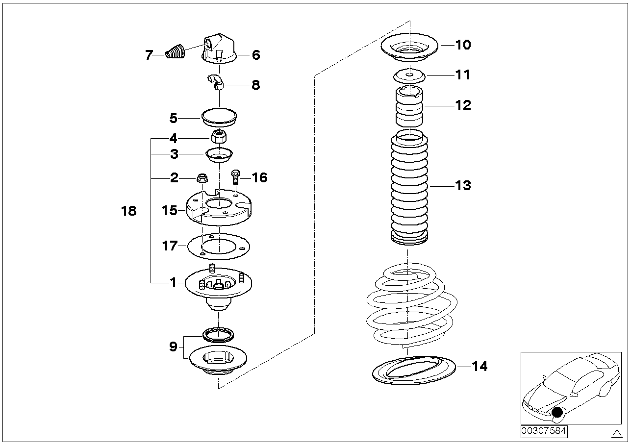 Pièces de palier/semelle de ressort