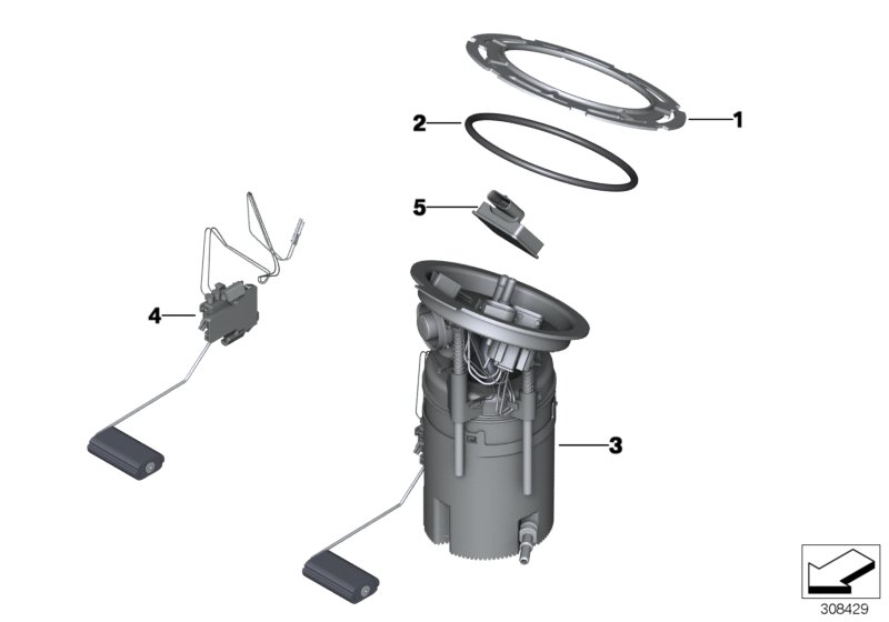 Fuel pump and fuel level sensor