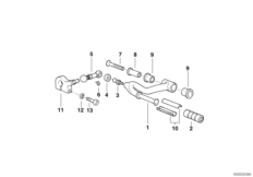 External gearshift parts/Shift lever