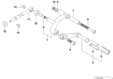 External gearshift parts/Shift lever