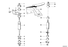 Suspension moteur - silentbloc moteur