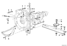 Gearbox suspension/mounting