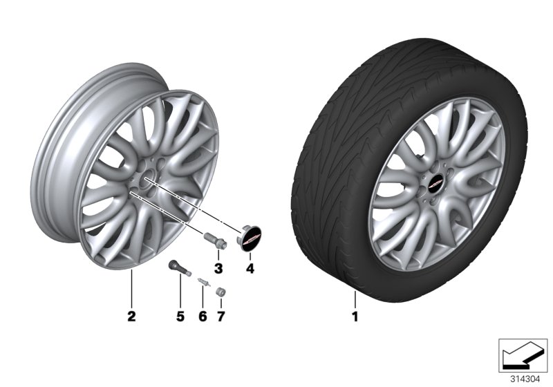 Koło ze st. le. GP2 R137