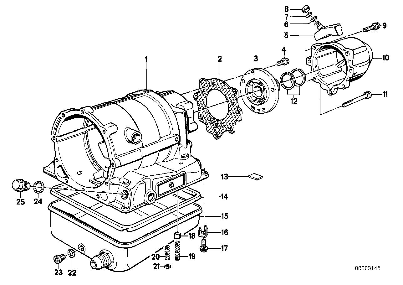 ZF 3HP22 壳体部件/油底壳