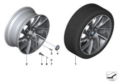 BMW LM-fälg turbin-styling 457 - 20''