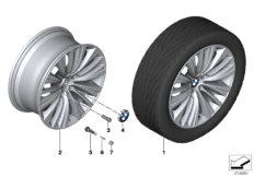 BMW 轻质铝合金轮辋 多轮幅 458 - 19''