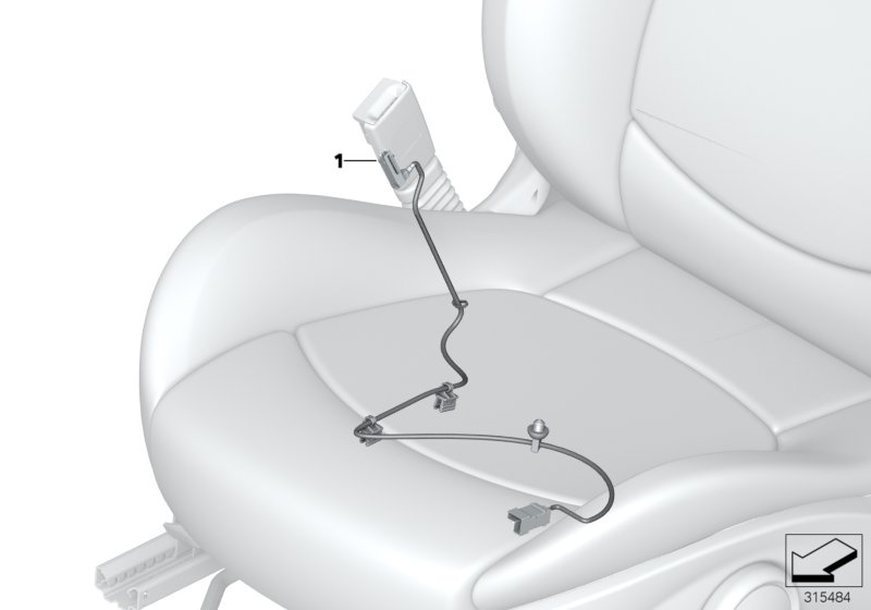 Mazo de cables de asiento