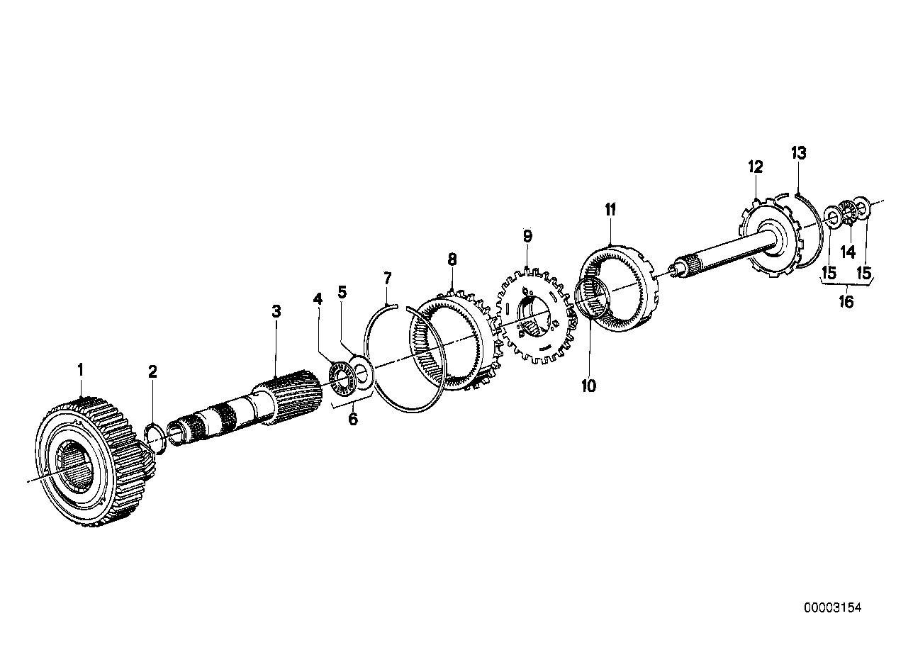 ZF 3HP22 行星齿轮组