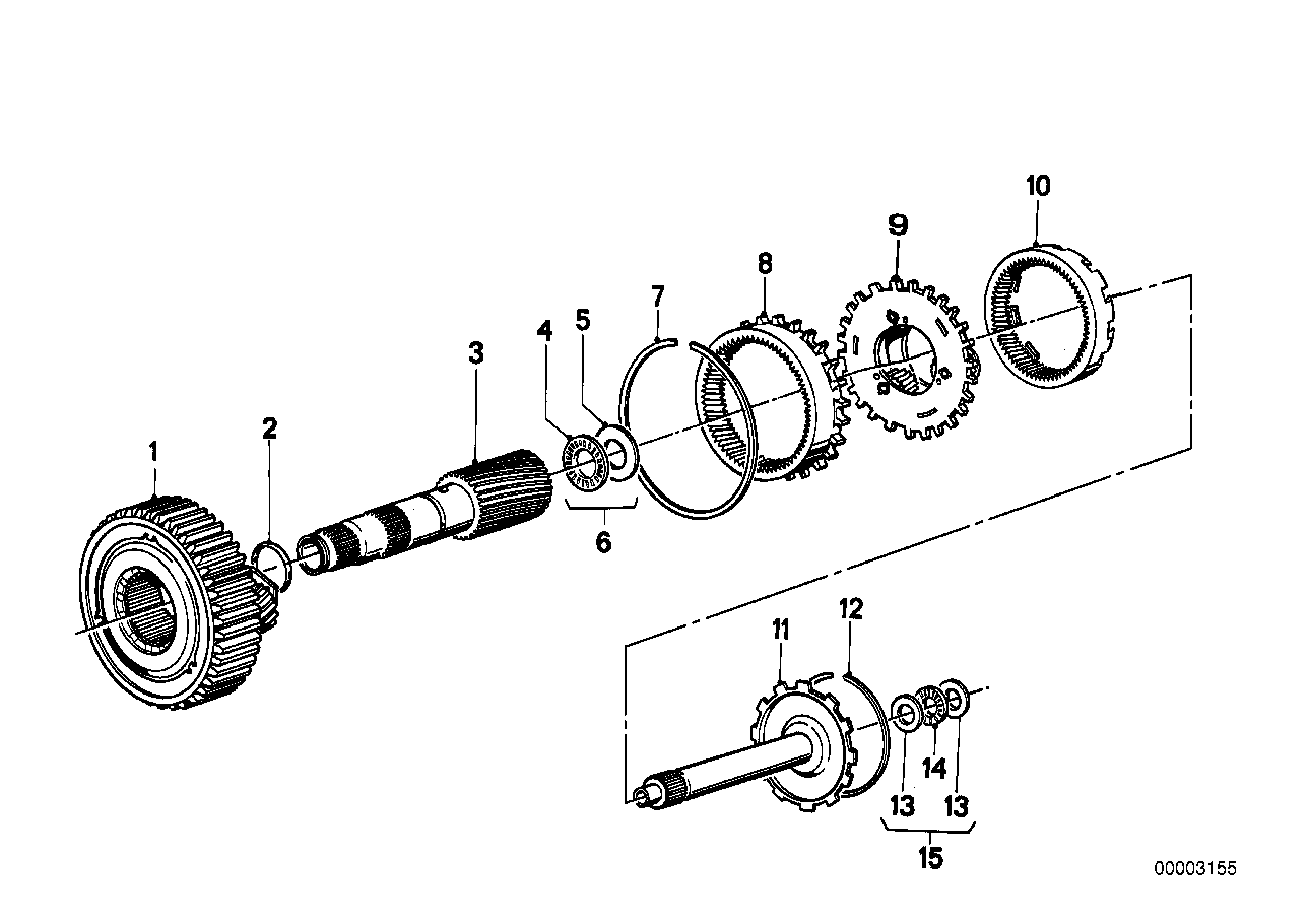 ZF 3HP22 プラネタリー ギア セット