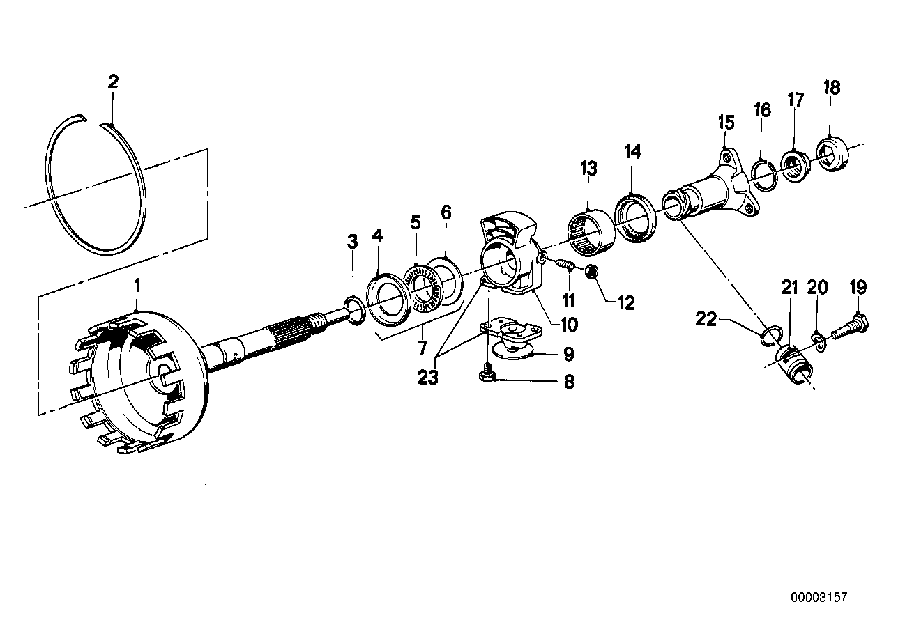 ZF 3HP22 Abtrieb