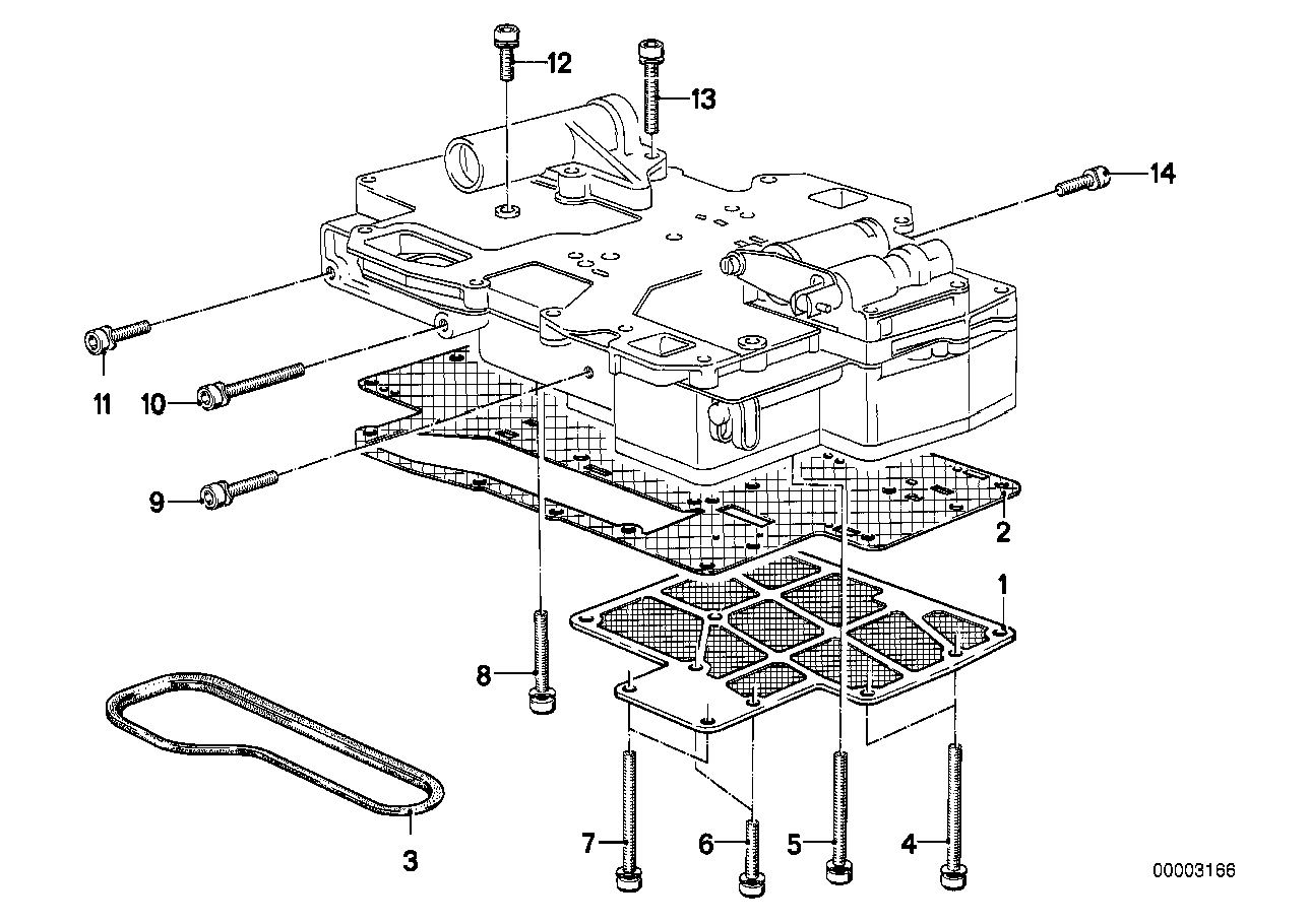 ZF 3HP22 montážní díly řadicí ústrojí