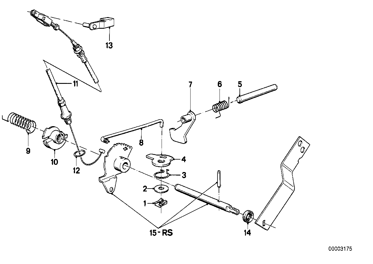 ZF 3HP22 Układ włącz./Blokada postojowa