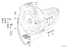 Transmission mounting parts