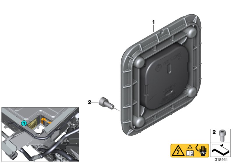 Hochvolt-Batterie Entgasungseinheit