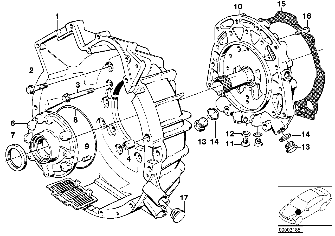 ZF 4hp22/24 piezas caja/aliment.aceite