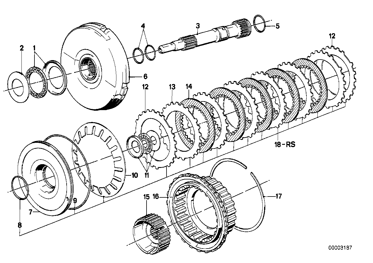 ZF 4HP22/24 Приводная муфта A