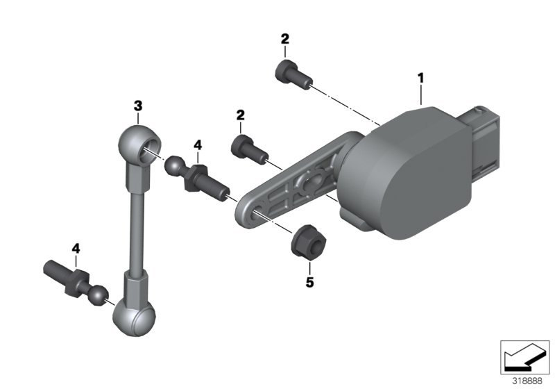 Sensor de nível de altura