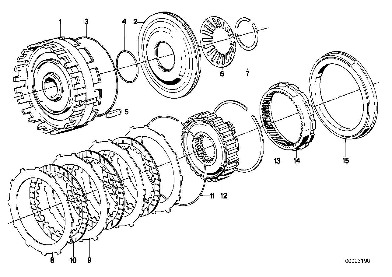 ZF 4HP22/24 制动离合器 D