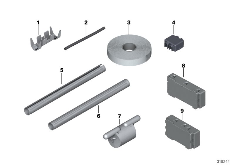 Diverse Einzelteile Kabelbaumreparatur