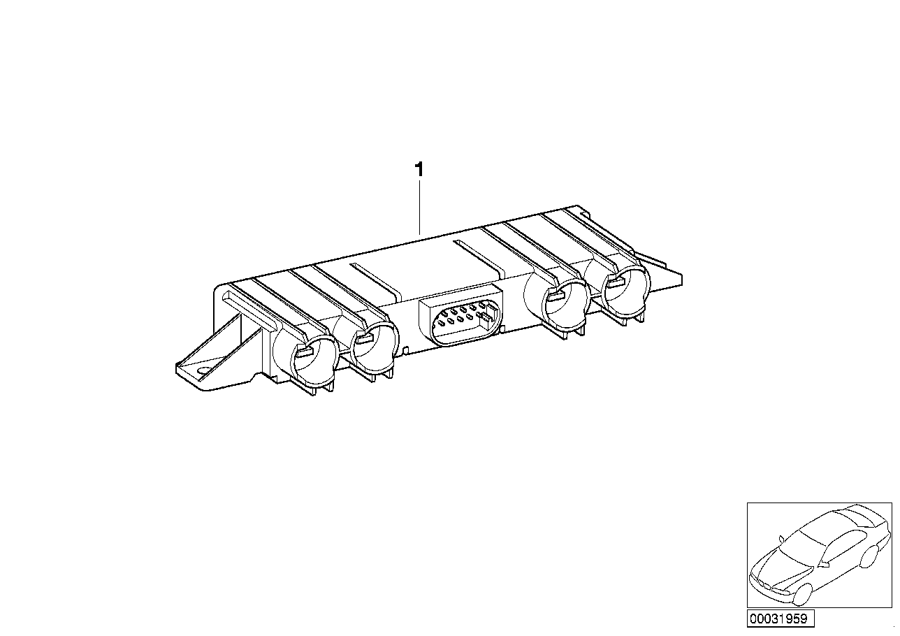 Boîtier de cde p pot catalytique