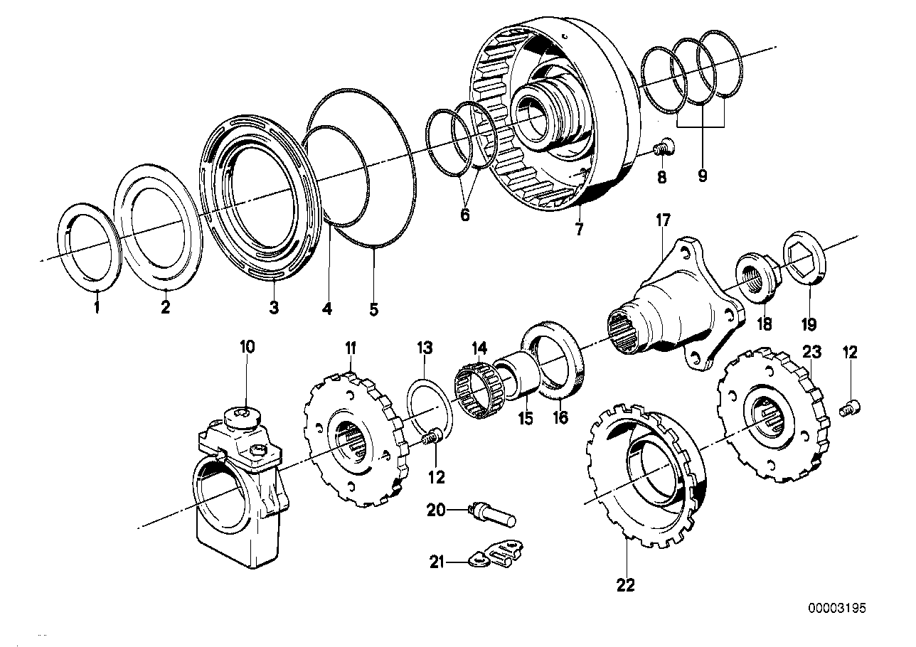 ZF 4HP22/24 výstup