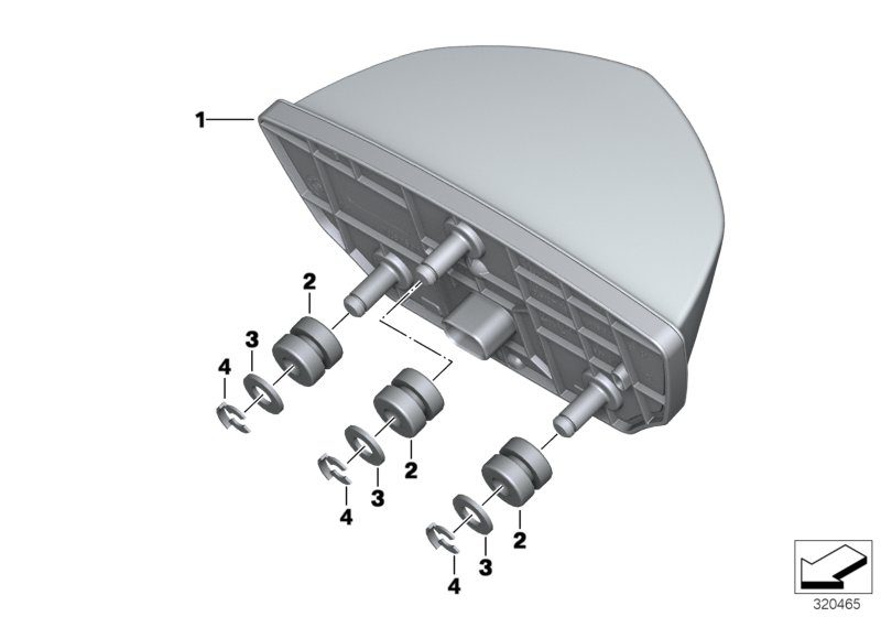 LED arka lamba