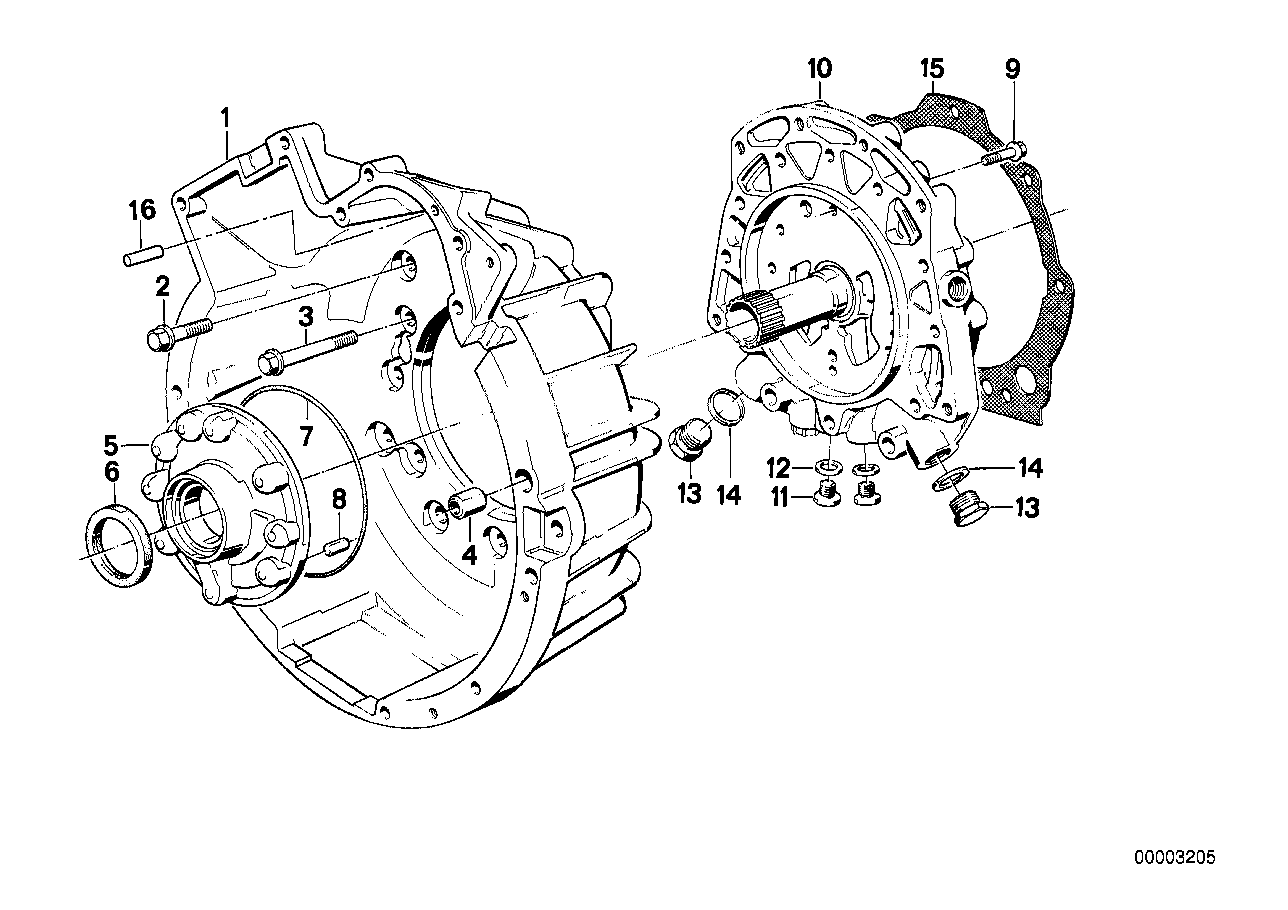 ZF 4HP22/24 Τμήμ.κελύφους/τροφοδ.λαδιού